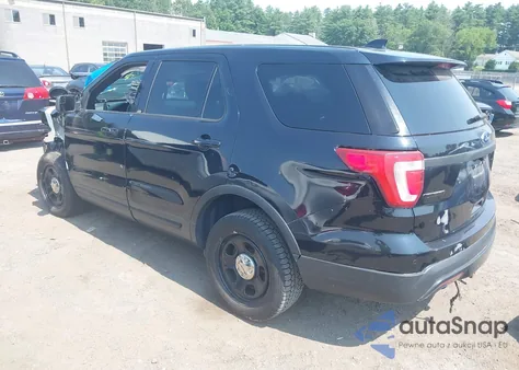 2017 Ford Police Interceptor from USA, damaged, VIN 1FM5K8AR3HGA13237